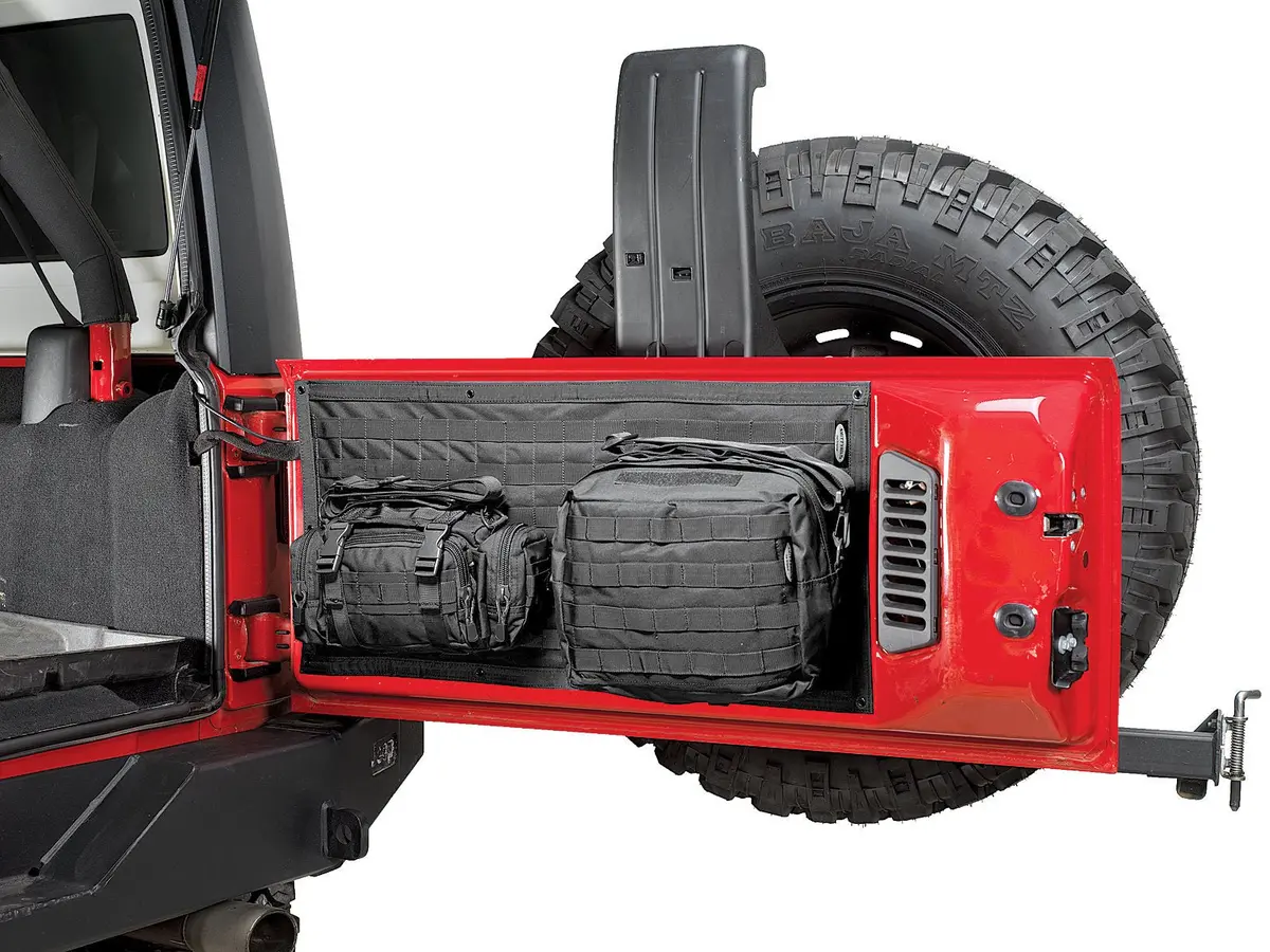 Smittybilt Tailgate Storage Cover For 2007-2018 Jeep Wrangler Jk - Recon Recovery 1