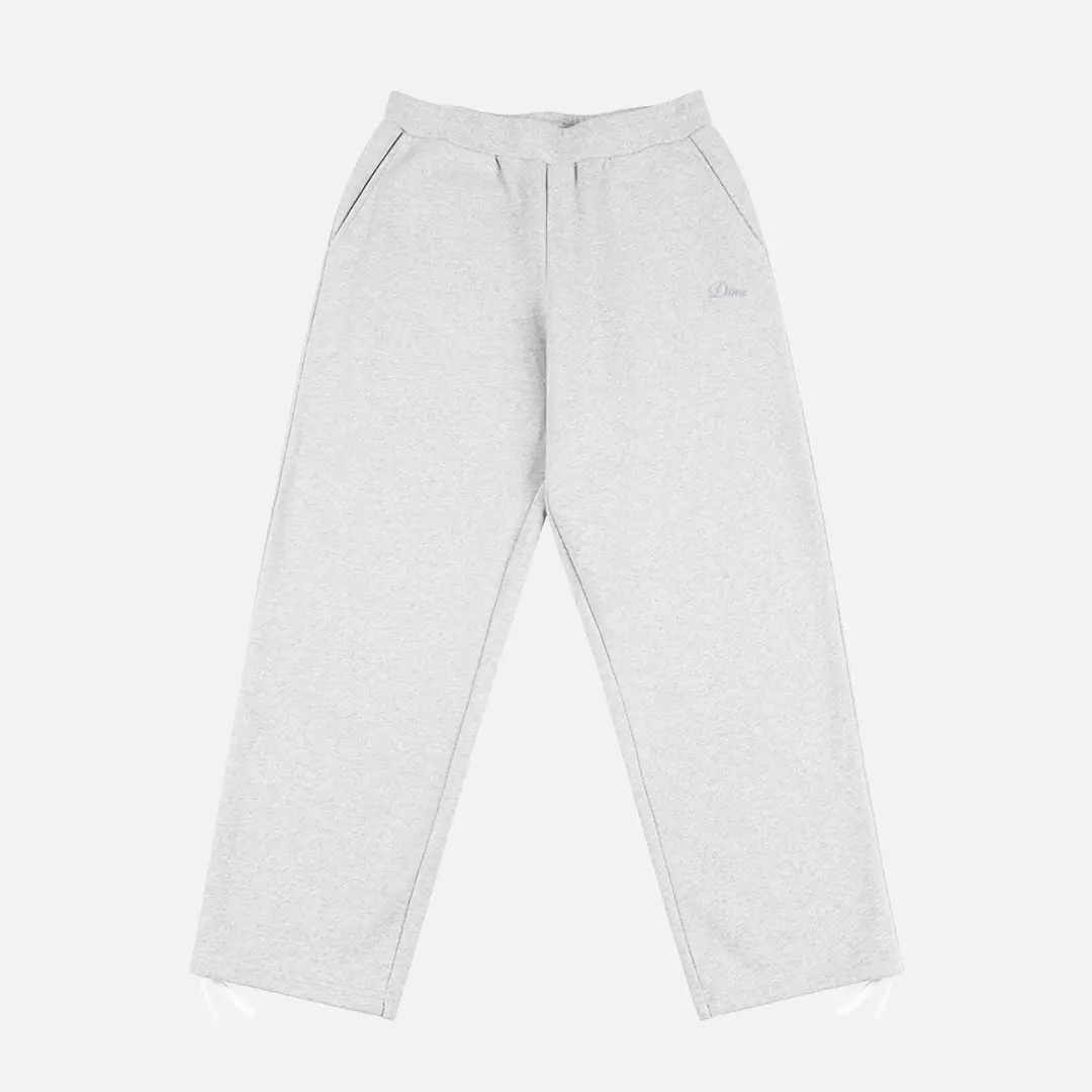 Dime Cursive Small Logo Sweatpants - Ash 1