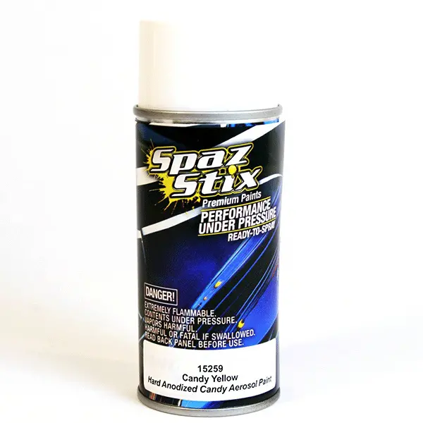 Spaz Stix "Candy Yellow" Spray Paint (3.5Oz) 1