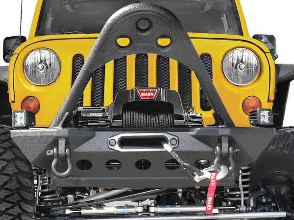 Smittybilt Src Front Singer Shorty Bumper For 2007-2018 Jeep Wrangler Jk - Recon Recovery 1