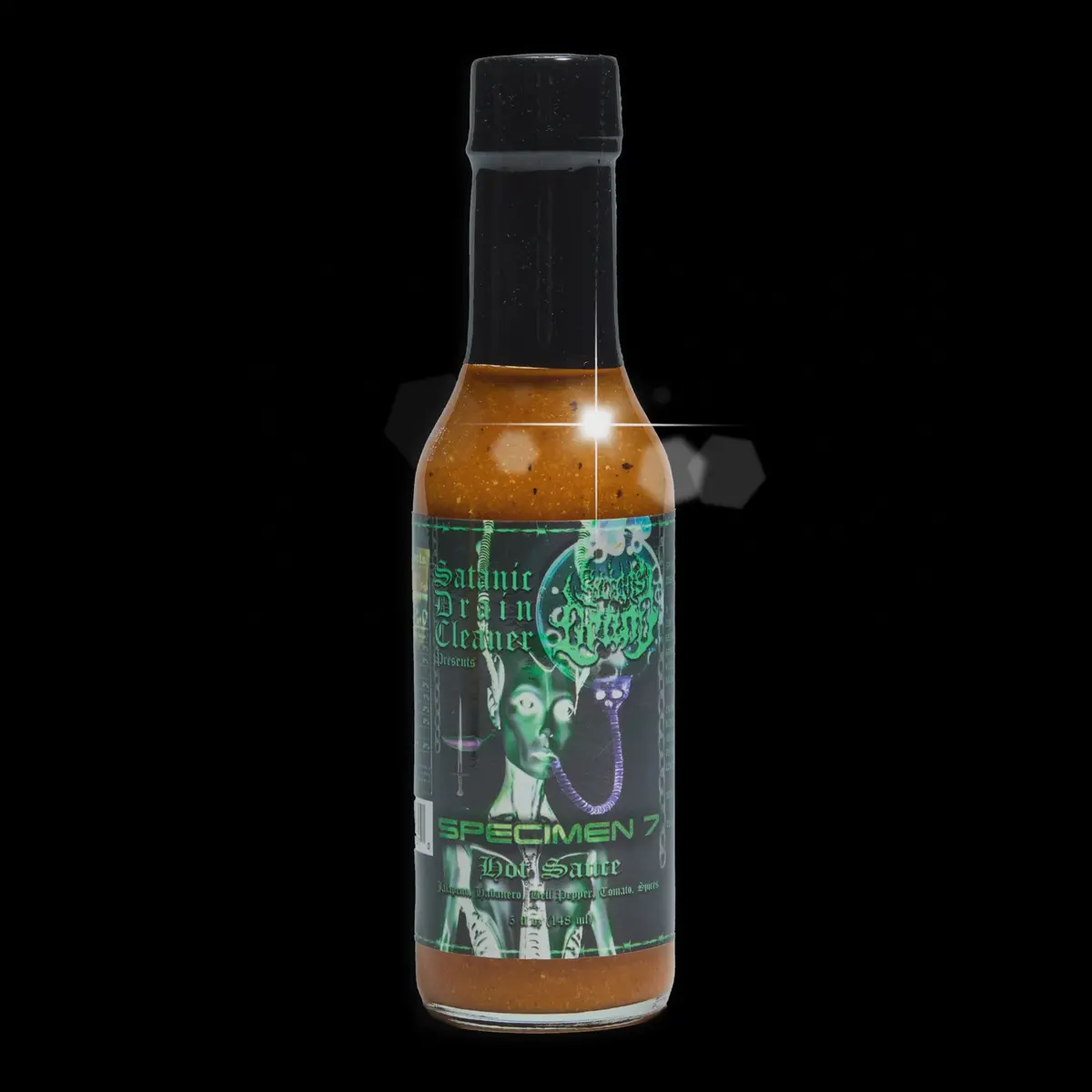 Satan's Drano Specimen 7 Hot Sauce 148Ml Medium 1