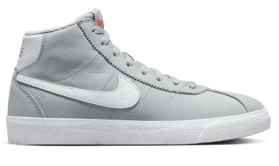 Nike Sb Bruin Hi Iso Shoe - Wolf Grey/White 1