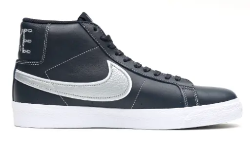 Nike Sb Zoom Blazer Mid X Mason Silva Shoe - Blackened Blue/Wolf Grey 1