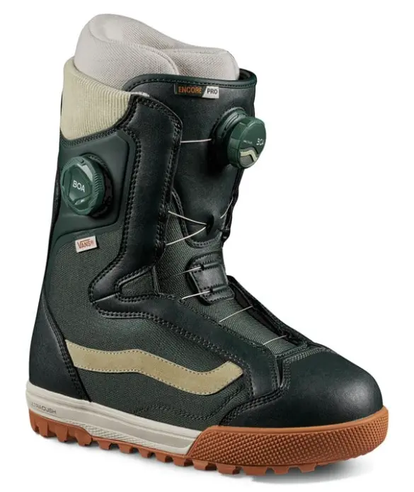 Vans 23/24 Encore Pro Snowboard Boot - Dark Green 1