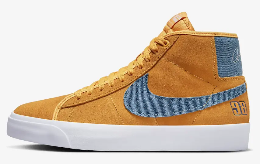 Nike Sb Zoom Blazer Mid Pro Gt Shoe - University Gold/Game Royal 1