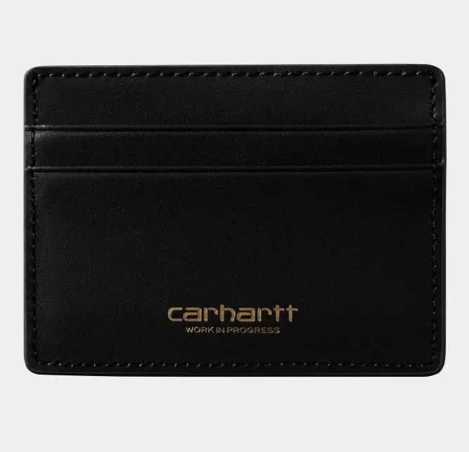 Carhartt Wip Vegas Cardholder Wallet - Black/Gold 1