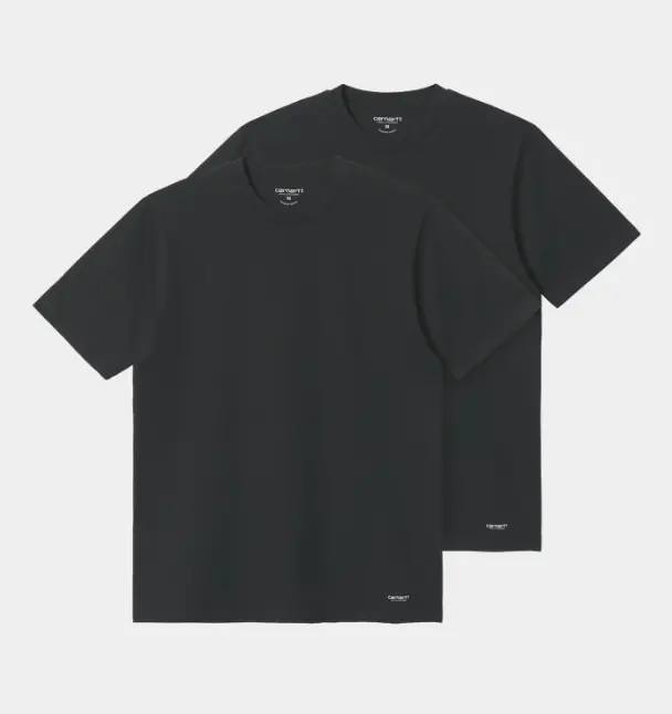 Carhartt Wip 2-Pack Standard T-Shirt - Black 1