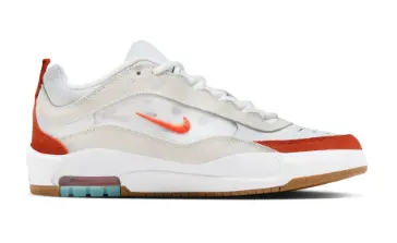 Nike Sb Air Max Ishod Shoe - White/Orange/Black 1