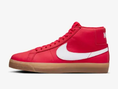 Nike Sb Zoom Blazer Mid Iso Shoe - University Red/White 1