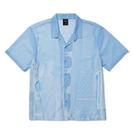 Huf World Tour Lace T-Shirt - Cloud Blue 1