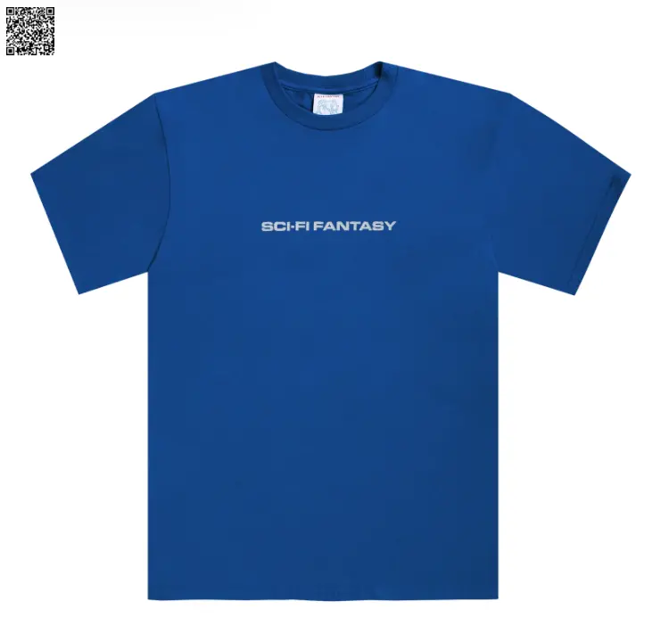 Sci-Fi Fantasy Textured Logo T-Shirt - Royal 1