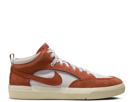Nike Sb React Leo Shoe -Dark Russet/White/Dark Pony 1