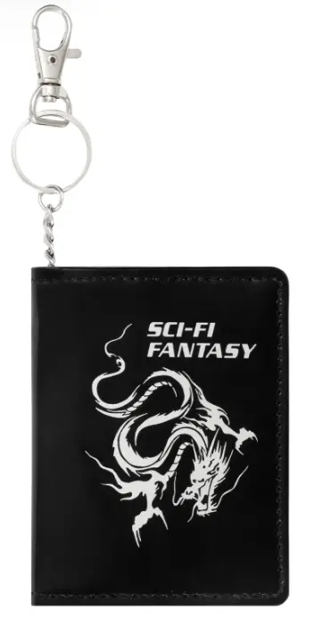 Sci-Fi Fantasy Dragon Wallet - Black 1