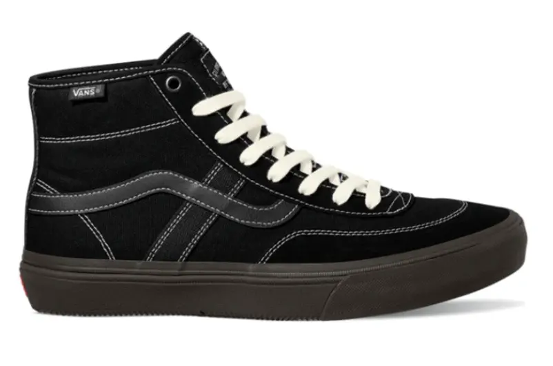 Vans Skate Crockett High Shoe - Black/Chocolate 1