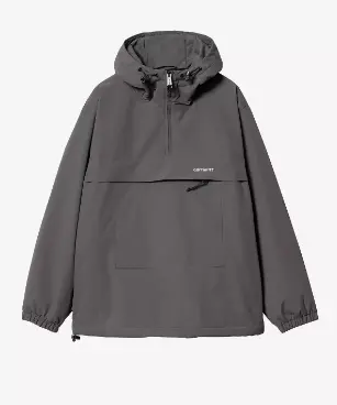 Carhartt Wip Windbreaker Pullover (Winter) - Graphite/White 1