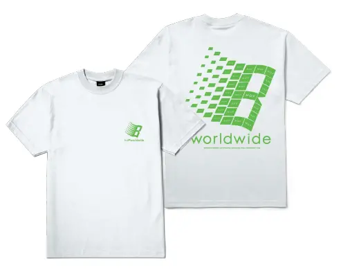 Huf X Bronze 56K S/S T-Shirt - White 1