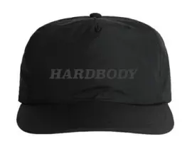 Hardbody Classic Logo Snapback Cap - Black/Black 1