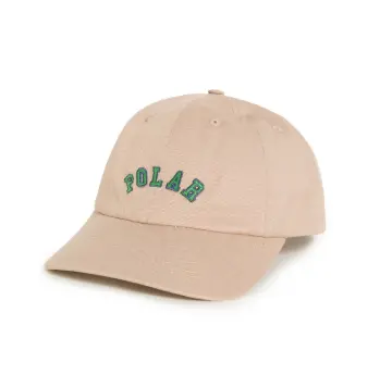 Polar College Logo Sai Strap Back Cap - Ecru 1