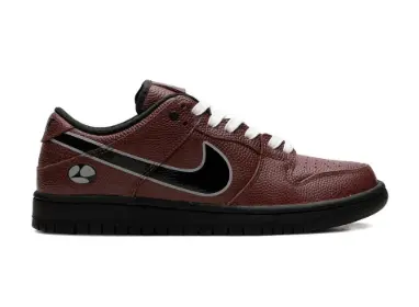 Nike Sb Dunk Low Pro Qs Shoe - Dark Pony/Black/Silver/White (Limo) 1