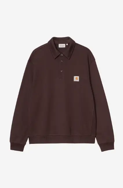 Carhartt Wip Polo Sweatshirt - Palisander 1
