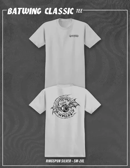Spitfire Batwing Classic Ringspin T-Shirt - New Silver 1