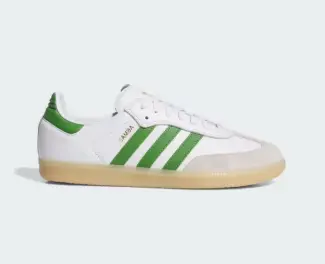 Adidas Samba Adv Shoe - White/Core Green/Gum 1