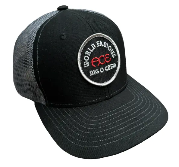 Ace World Famous Trucker Cap - Black 1