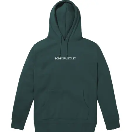 Sci-Fi Fantasy Logo Hooded Sweater - Indigo 1