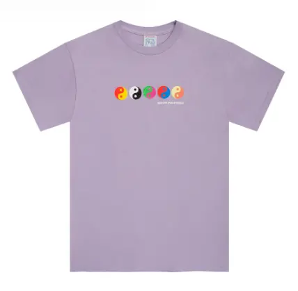 Sci-Fi Fantasy Yin Yang T-Shirt - Lilac 1