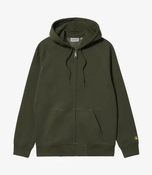 Carhartt Wip Hooded Chase Jacket - Olive 1