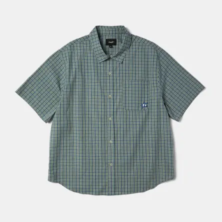 Huf H Star Plaid Button-Up Shirt - Marine 1