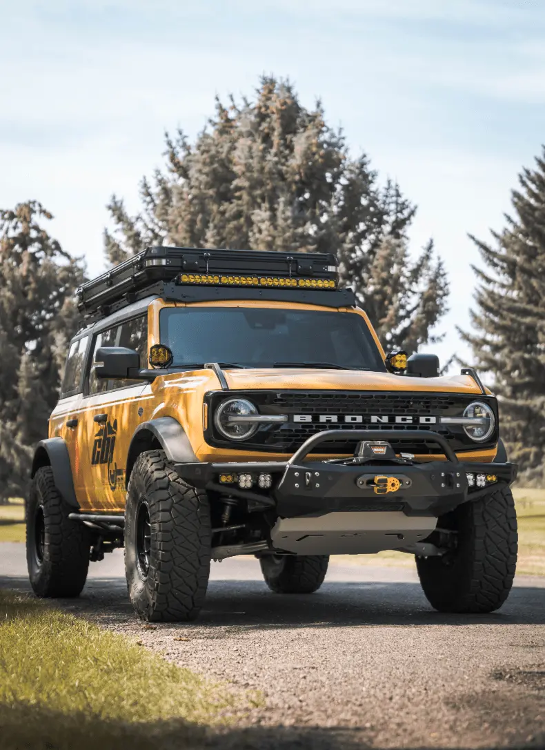 Cbi Offroad Baja Hybrid Front Bumper For 2021-2024 Ford Bronco - Bolt On 1