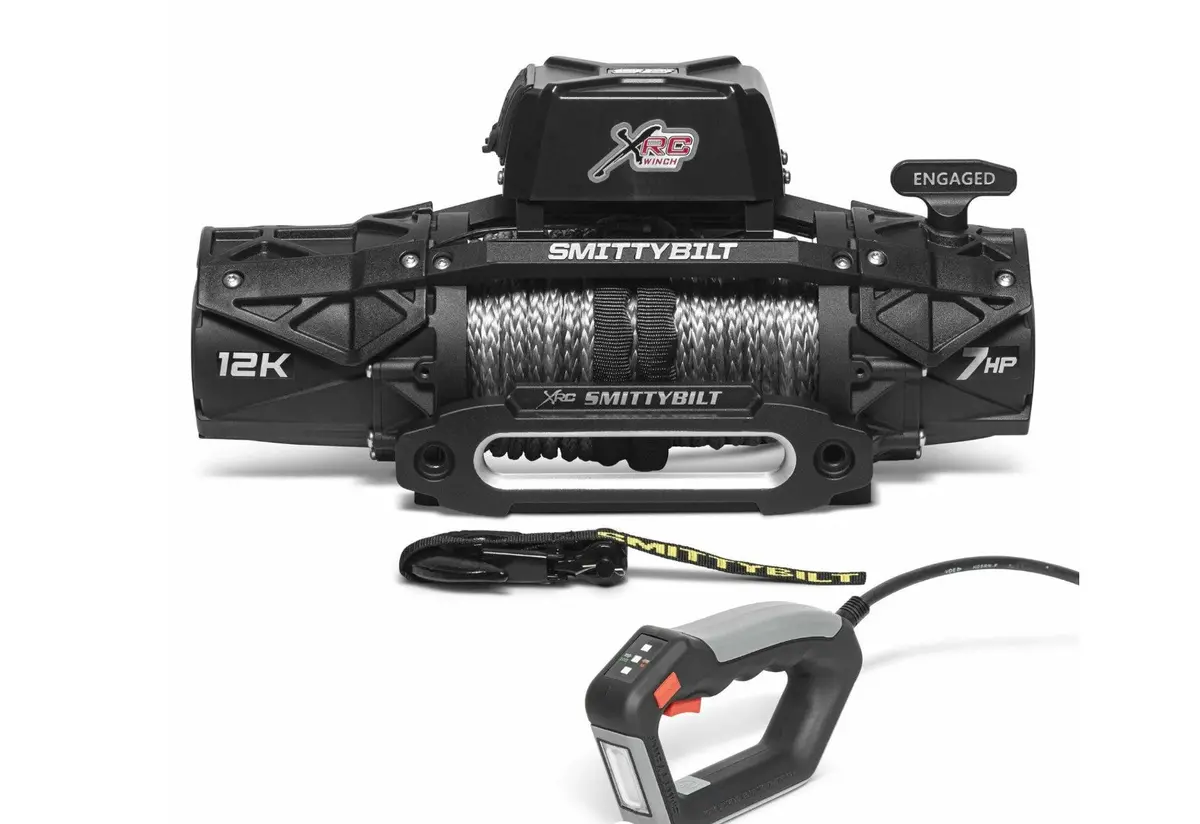 Smittybilt Xrc Gen3 Comp Series 12K Winch With Synthetic Rope 7Hp -Recon Recovery 1
