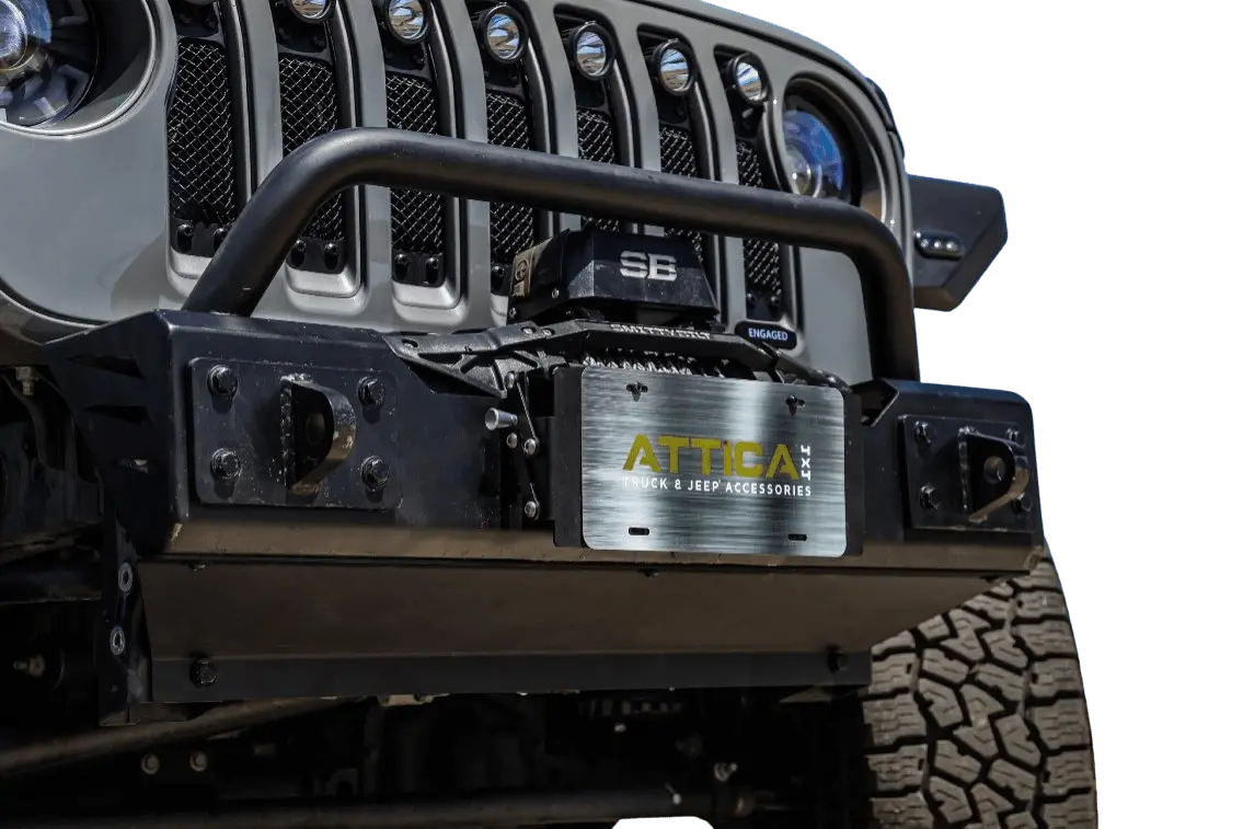 Attica 4X4 Apex Series Front Bumper Skid Plate For 2019-2025 Jeep Wrangler & Gladiator Jt 1