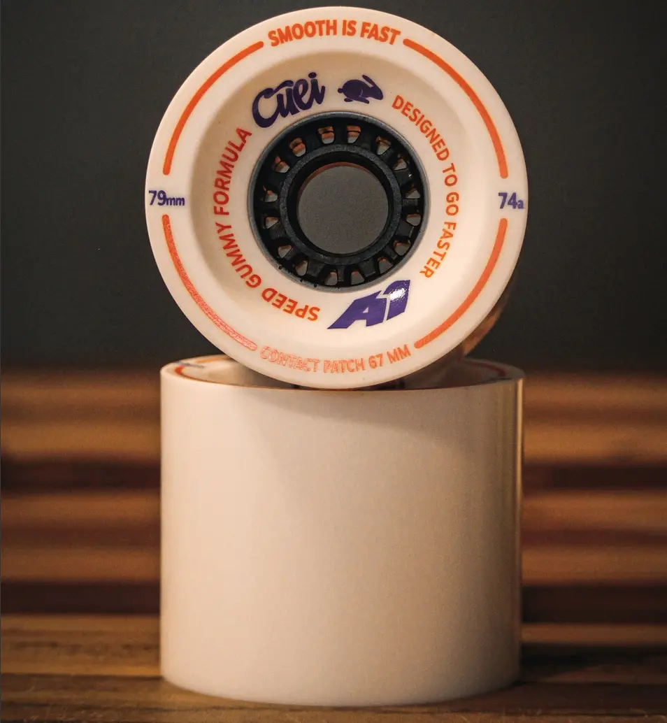 Cuei A1 79Mm/74A Speed Gummy Longboard Wheels 1
