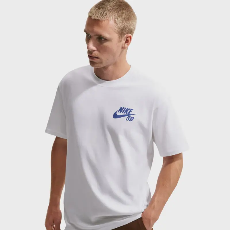 Nike Sb Logo T-Shirt - White/Royal 1