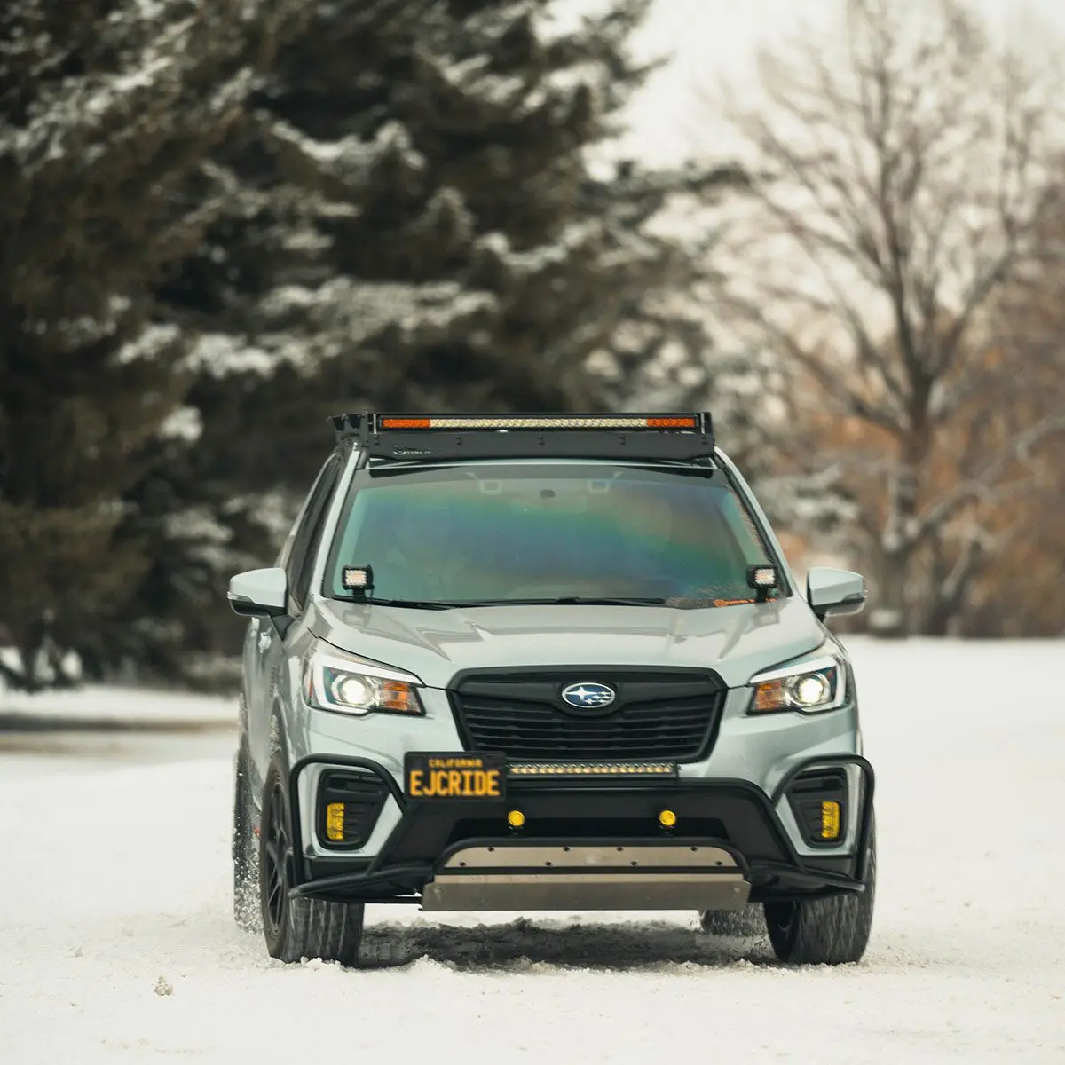 Prinsu Roof Rack For 2019-2024 Subaru Forester- Black Powder Coat 1
