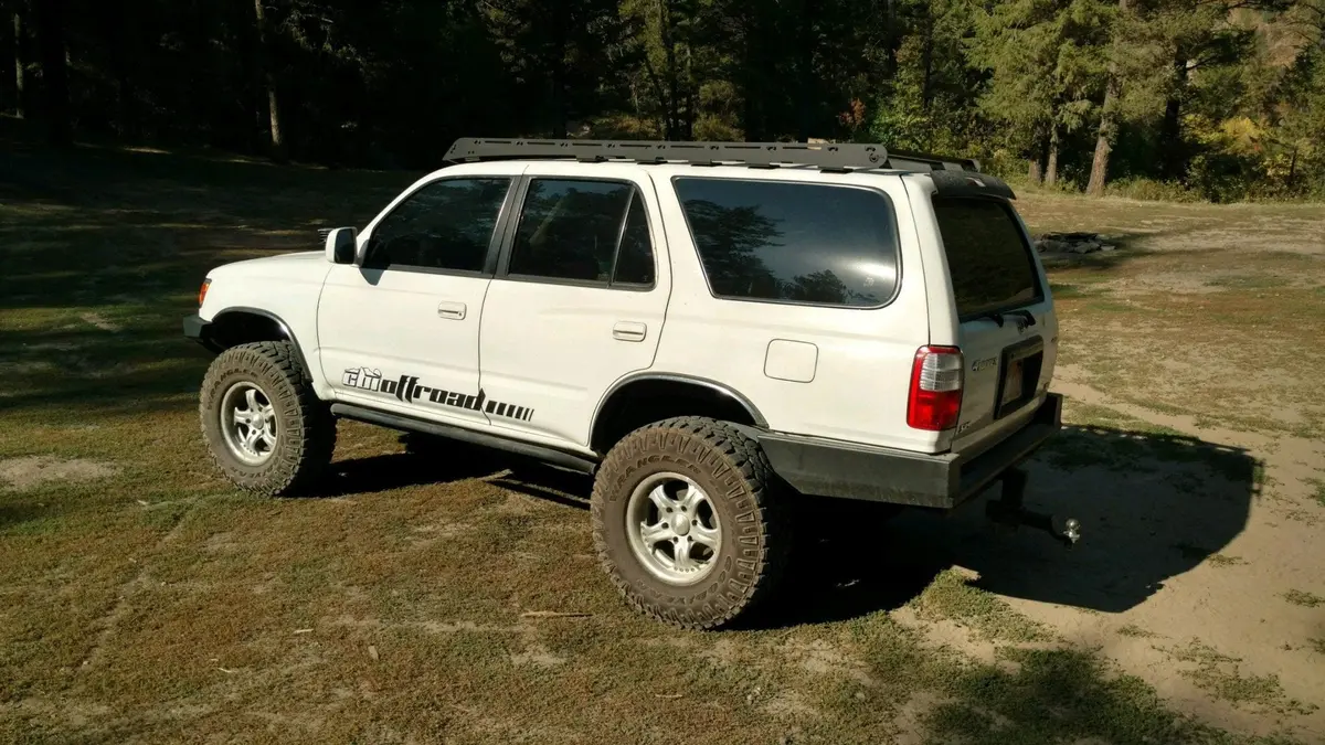 Prinsu Full Roof Rack For 1995-2002 Toyota 4Runner- Black Powder Coat 1