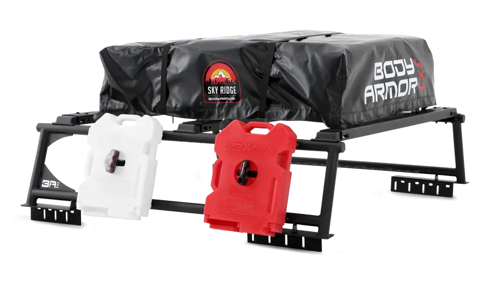 Ba 4X4 Full Size Truck Universal Overland Bolt On Bed Rack - 800Lbs Capacity 1