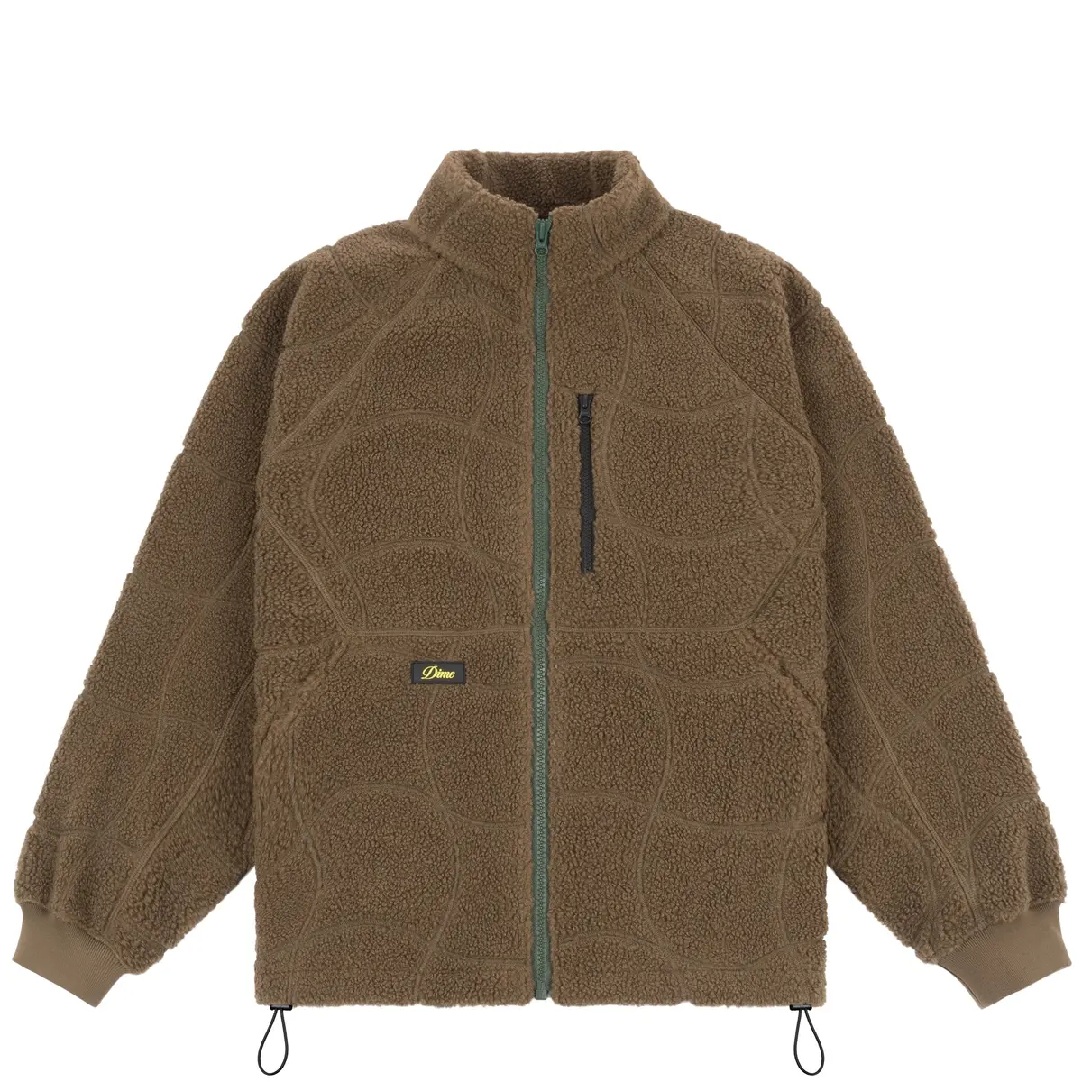 Dime Coverstich Sherpa Fleece - Military Brown 1