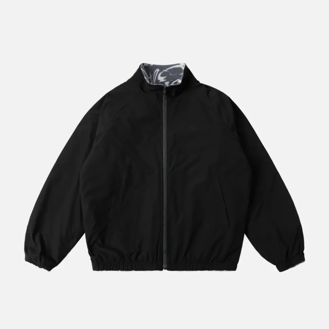 Dime Reversible Chilling Fleece - Gray/Black 1