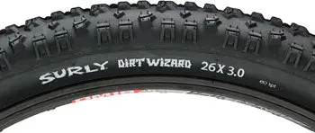 Surly Dirt Wizard Tire - 26 X 3.0, Tubeless, Folding, Black, 60Tpi 1