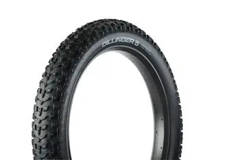 45Nrth Dillinger 5 Tire - 26 X 4.6, Tubeless, Folding, Black, 60 Tpi, 258 Carbide Steel Studs 1