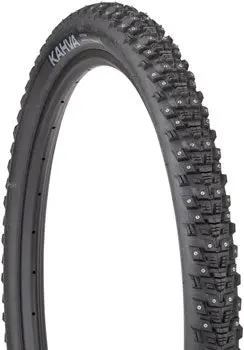 45Nrth Kahva Tire - 29 X 2.25, Tubeless, Folding, Black, 60 Tpi, 252 Concave Carbide Studs 1