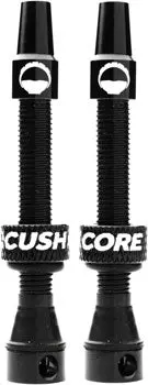 Cushcore Tubeless Presta Valve Set - 44Mm, Black 1