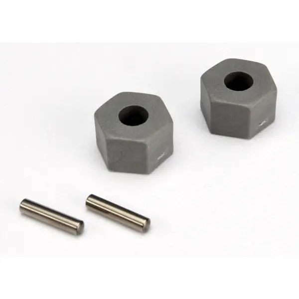 Traxxas Front Hex Wheel Hubs W/Axle Pins (2) 1