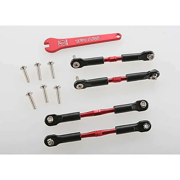 Traxxas Aluminum Turnbuckle Camber Link Set (Red) (4) 1