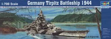 1:700 Tirpitz German Battleship 1944 1
