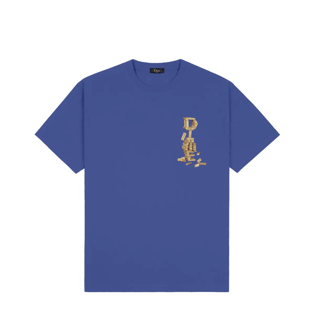 Dime Blocks T-Shirt - Indigo 1