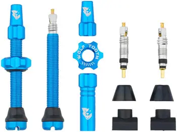 Wolf Tooth Tubeless Valve Stem Kit - 44 Mm, Blue 1